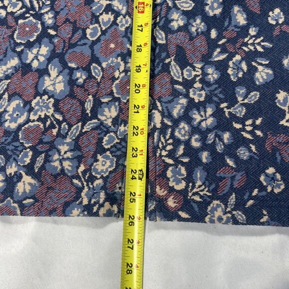 Maeve Anthropologie Pencil Skirt Gertje Blue Floral Midi Knee Length Size Medium - Picture 5 of 8